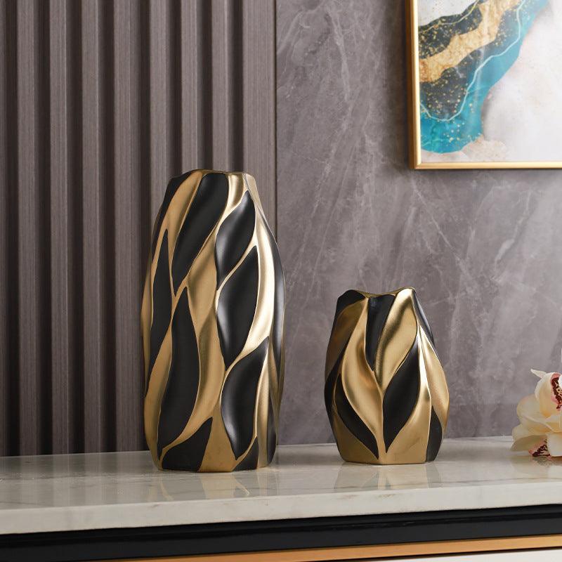 Light Luxury Advanced Creative Living Room Decoration Ceramic Vase - Pacisia