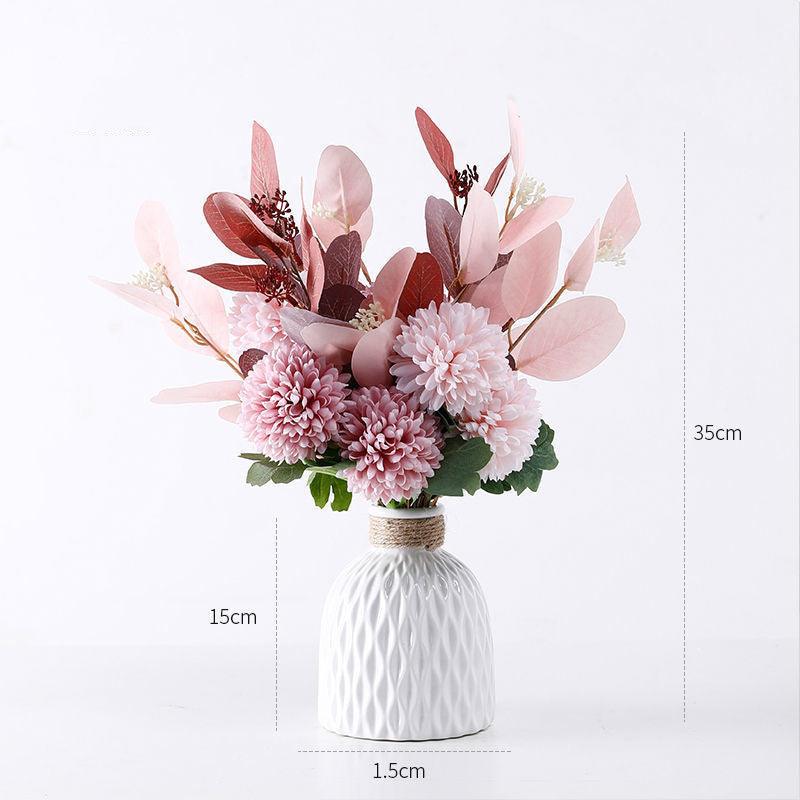 Light Luxury Ceramic Vase Decoration Living Room Bedroom Room Female Decoration - Pacisia