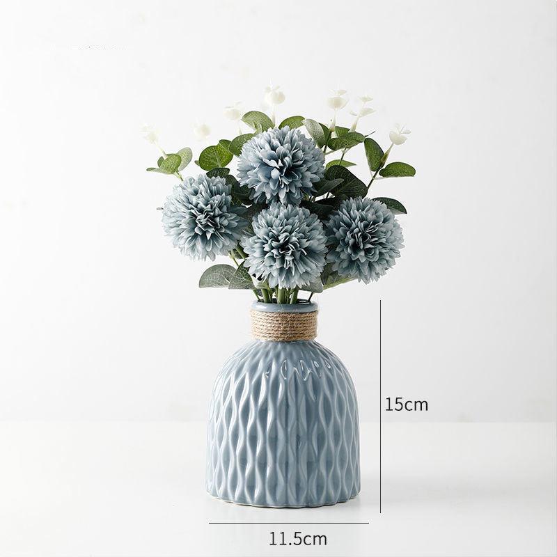 Light Luxury Ceramic Vase Decoration Living Room Bedroom Room Female Decoration - Pacisia