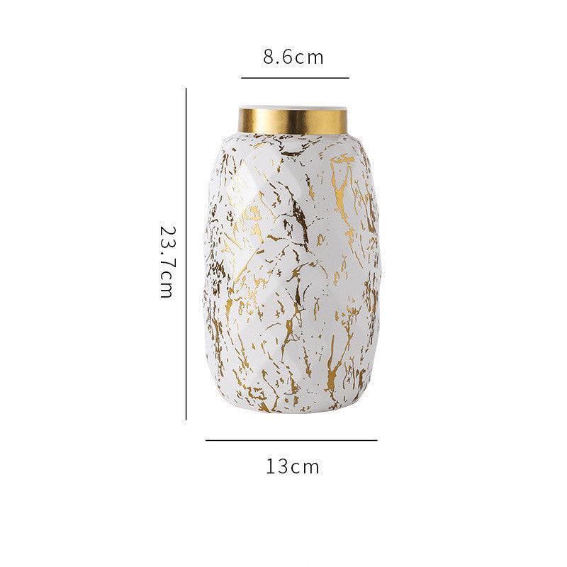 Light Luxury Creative Living Room Ceramic Vase - Pacisia