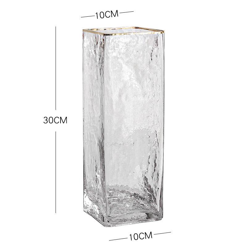 Light Luxury Glass Vase Transparent Creative Simplicity - Pacisia