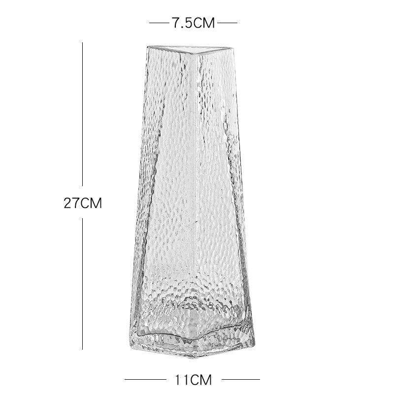 Light Luxury Glass Vase Transparent Creative Simplicity - Pacisia