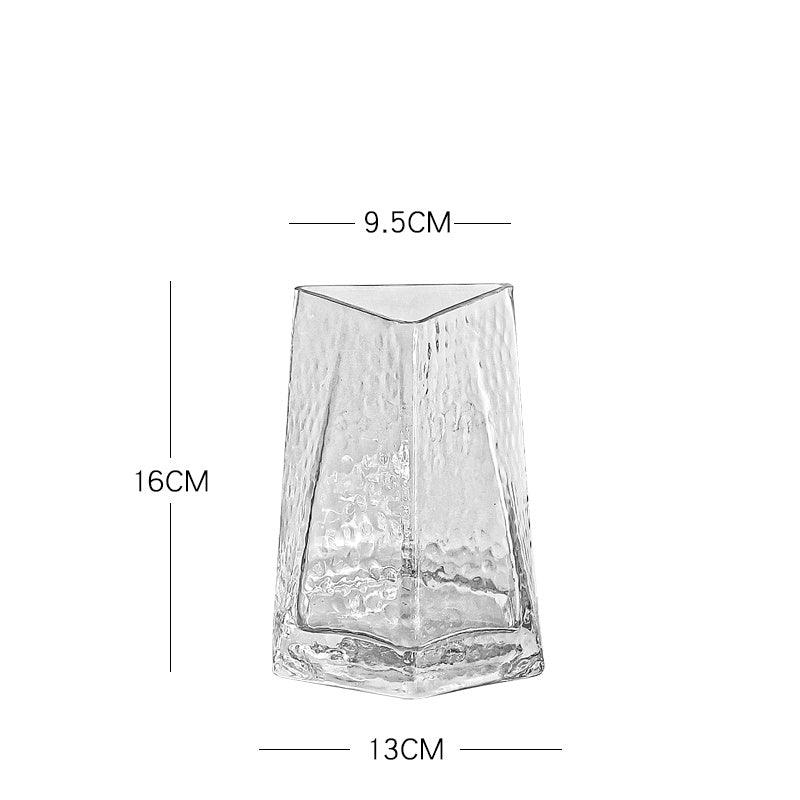 Light Luxury Glass Vase Transparent Creative Simplicity - Pacisia