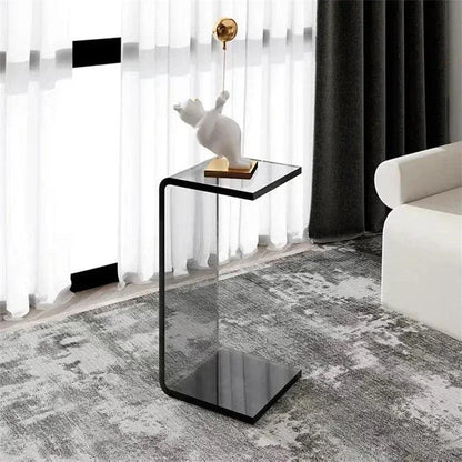 Light Luxury Transparent Acrylic Home Sofa, Small Side Table, Simple Living Room, Bay Window Corner Coffee Table - Pacisia