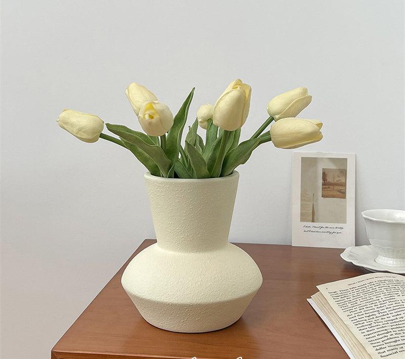 Light Luxury Vase Decoration Living Room Flower Arrangement Ins Style Ceramic Bottle - Pacisia