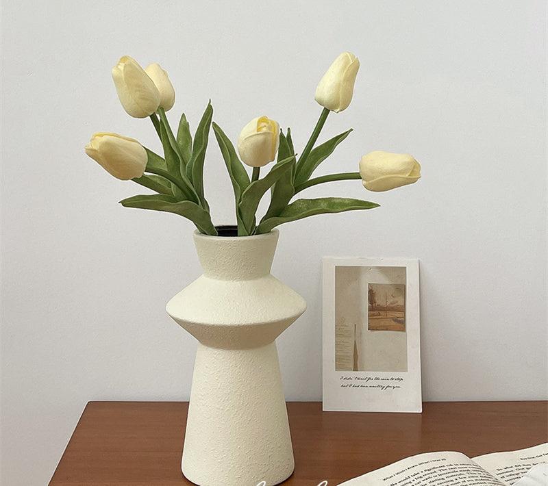 Light Luxury Vase Decoration Living Room Flower Arrangement Ins Style Ceramic Bottle - Pacisia