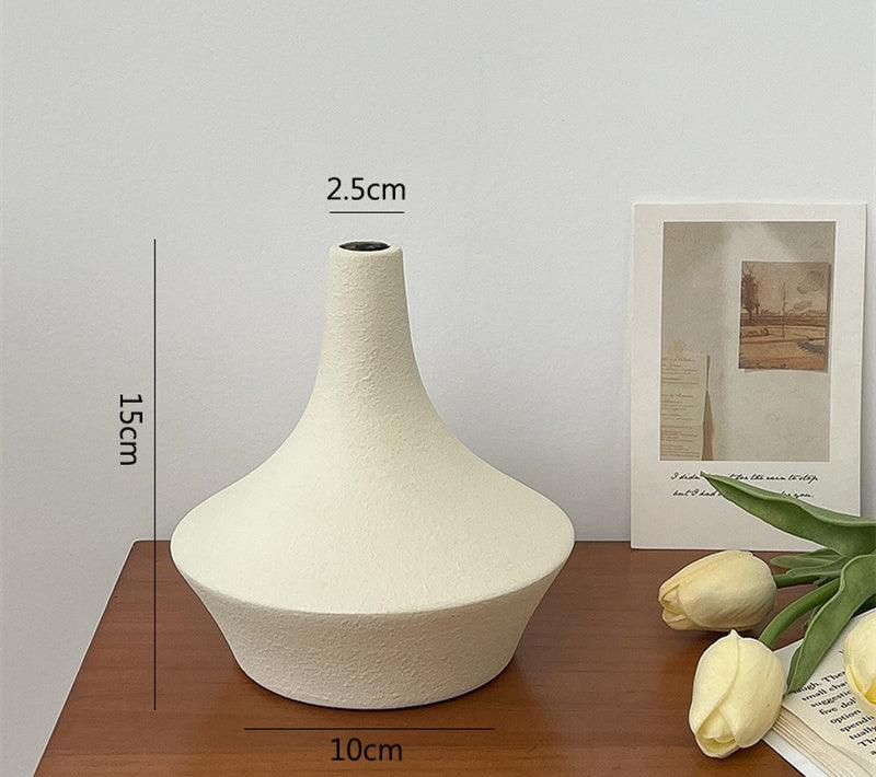 Light Luxury Vase Decoration Living Room Flower Arrangement Ins Style Ceramic Bottle - Pacisia