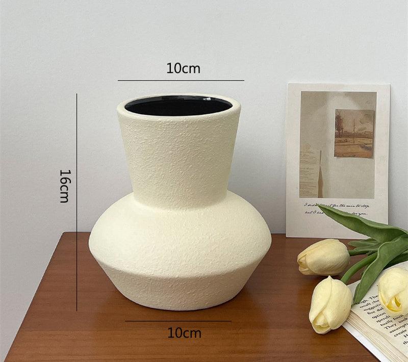 Light Luxury Vase Decoration Living Room Flower Arrangement Ins Style Ceramic Bottle - Pacisia
