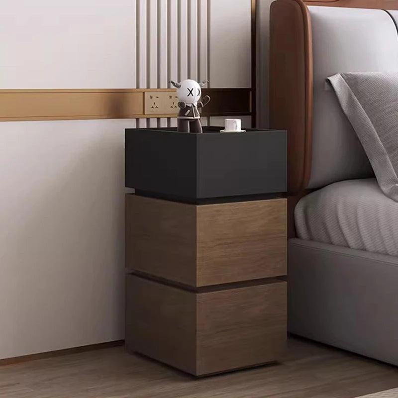 Living Room Bedside Table Nightstands Coffee Mesas Small Night Design Bed Auxiliary Chest Drawers 3-tier Stand Nordic Muebles - Pacisia