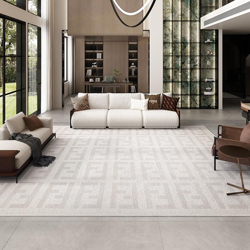 Living Room Carpet Full French Black And White Home - Pacisia