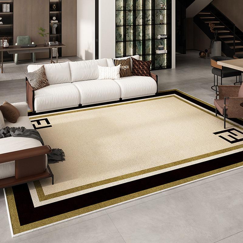 Living Room Carpet Full French Black And White Home - Pacisia