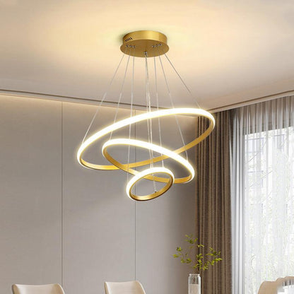 Living Room Chandelier Dining Room Lamp Intelligent Simple Household Chandelier - Pacisia