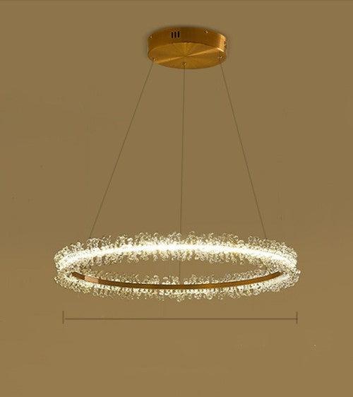 Living Room Crystal Chandelier Modern Style Electroplated Gold Creative - Pacisia