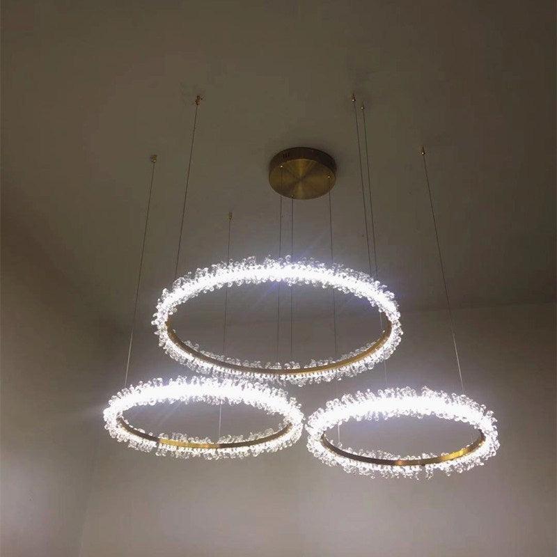 Living Room Crystal Chandelier Modern Style Electroplated Gold Creative - Pacisia