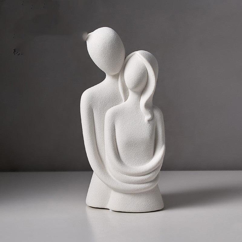 Living Room Decoration Nordic Home Decoration AbstractFigure Statue Modern Art Sculpture Aesthetic Room Decor Statue Of Love - Pacisia