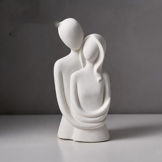 Living Room Decoration Nordic Home Decoration AbstractFigure Statue Modern Art Sculpture Aesthetic Room Decor Statue Of Love - Pacisia