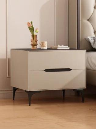 Living Room Laden Cabinet Nightstands Night Table Trendy Nightstand Library Wood - Pacisia