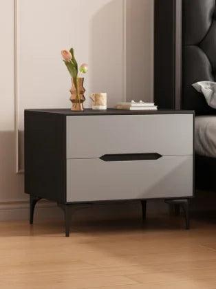 Living Room Laden Cabinet Nightstands Night Table Trendy Nightstand Library Wood - Pacisia