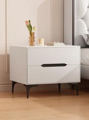 Living Room Laden Cabinet Nightstands Night Table Trendy Nightstand Library Wood - Pacisia