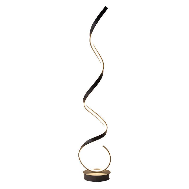 Living Room Sofa Simple Spiral Line Wave Floor Lamp - Pacisia