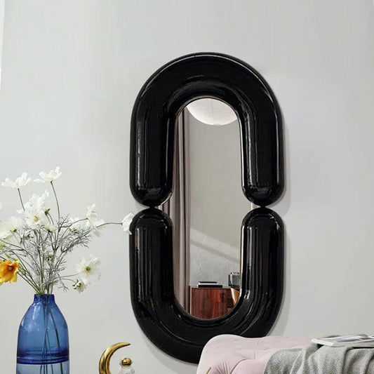 Long Nordic Mirrors Floor Korean Style Makeup Wall Mirrors Bathroom Irregular Luxury Espelhos Decorativos Home Accessories - Pacisia