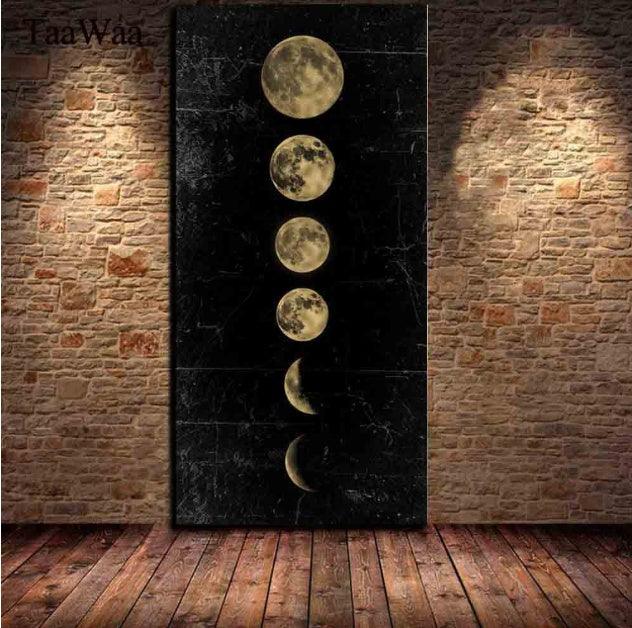 Lunar Eclipse Wall Art Painting - Pacisia