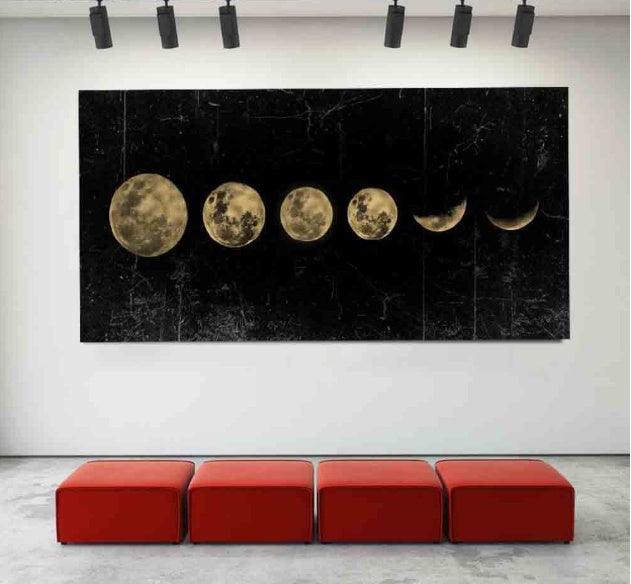 Lunar Eclipse Wall Art Painting - Pacisia