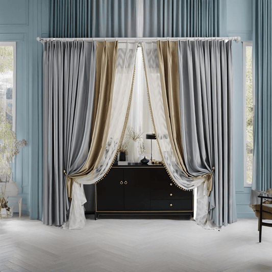 Light Luxury High-end Modern Minimalist Blackout Living Room Bedroom Environmental Protection Curtain - Pacisia