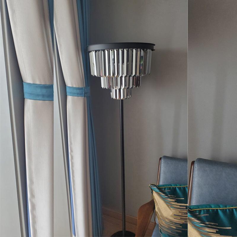 Luxury Crystal Floor Lamp Retro Simple Creative - Pacisia