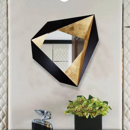 Luxury Irregular Decorative Mirrors Bedroom Wall Golden Decorative Mirrors Girls Aesthetic Espejos Cuerpo Entero Rooms Decorate - Pacisia