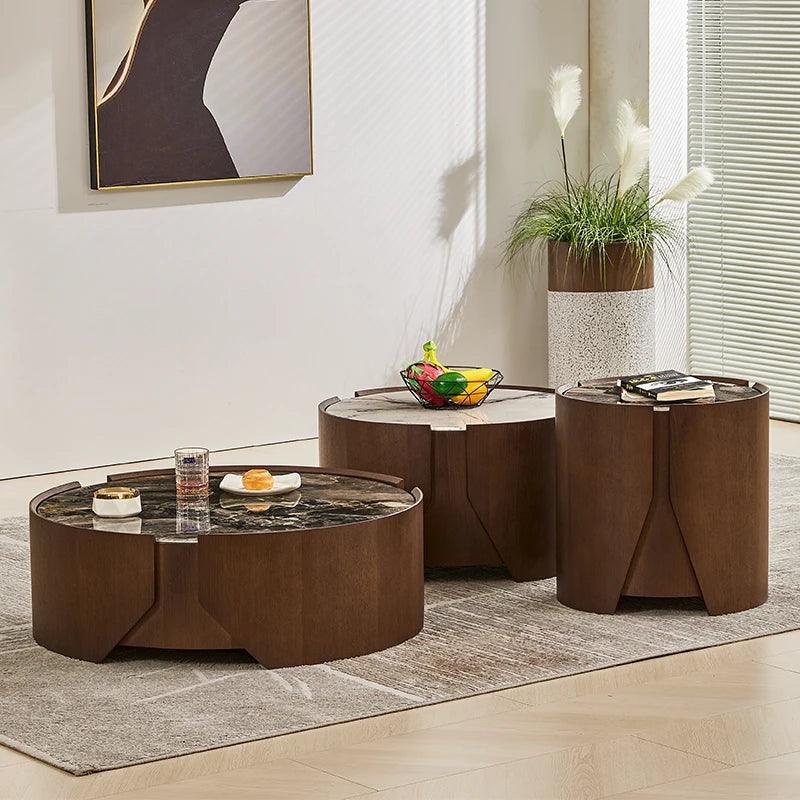 Luxury Living Room Coffee Table Round Mobile Tea Table Modern Design Console Table Basse Moderne Pour Salon Nordic Furniture - Pacisia