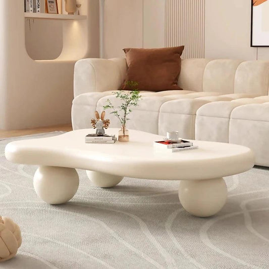 Luxury Modern Coffee Tables Living Room Irregular Ornaments Coffee Table Storage Aesthetic White Center Muebles Home Furniture - Pacisia