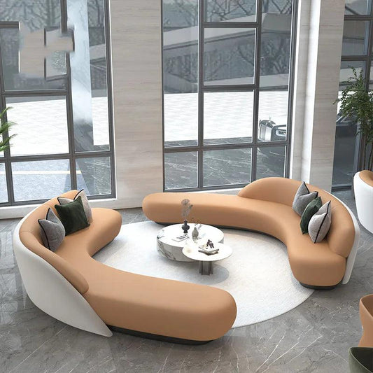 Luxury Sofa Office Industrial Design Wedding Banquet Events Bar Cafe Curved Sofas European Muebles Salon Designer Furniture - Pacisia