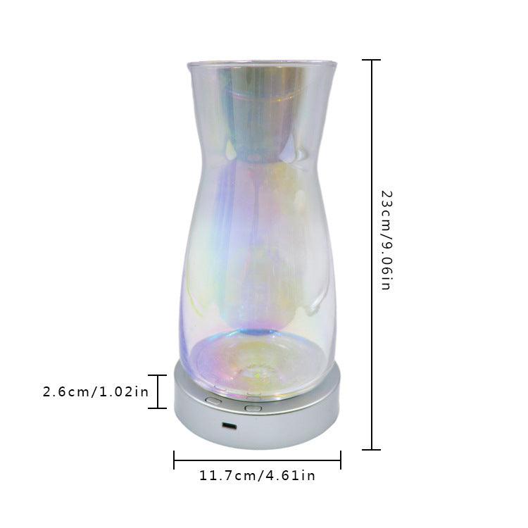 Magic Color Rotating LED Light Vase Creative Lamp Home Decor - Pacisia