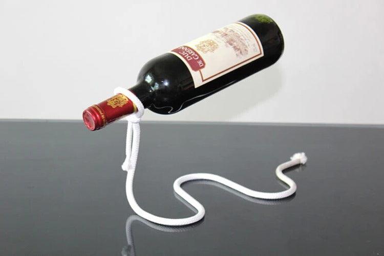 Floating Wine Holder Wine Rack Bracket Wine Bottle Holder Home Decoration Stand Shelf Table Decor Display Gift - Pacisia