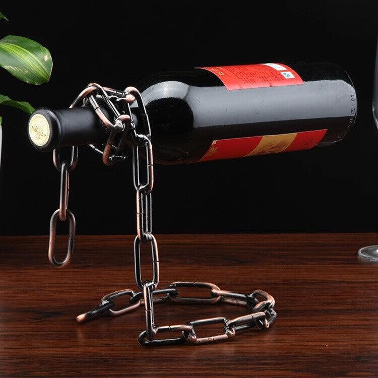 Floating Wine Holder Wine Rack Bracket Wine Bottle Holder Home Decoration Stand Shelf Table Decor Display Gift - Pacisia