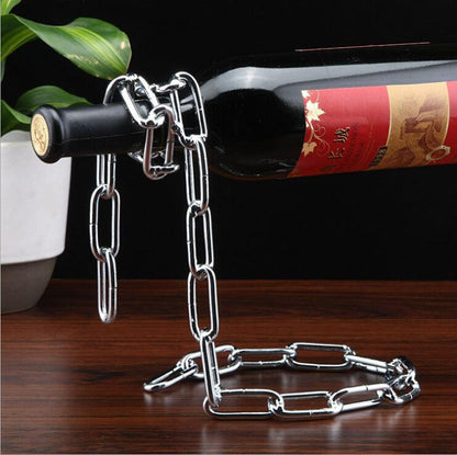 Floating Wine Holder Wine Rack Bracket Wine Bottle Holder Home Decoration Stand Shelf Table Decor Display Gift - Pacisia