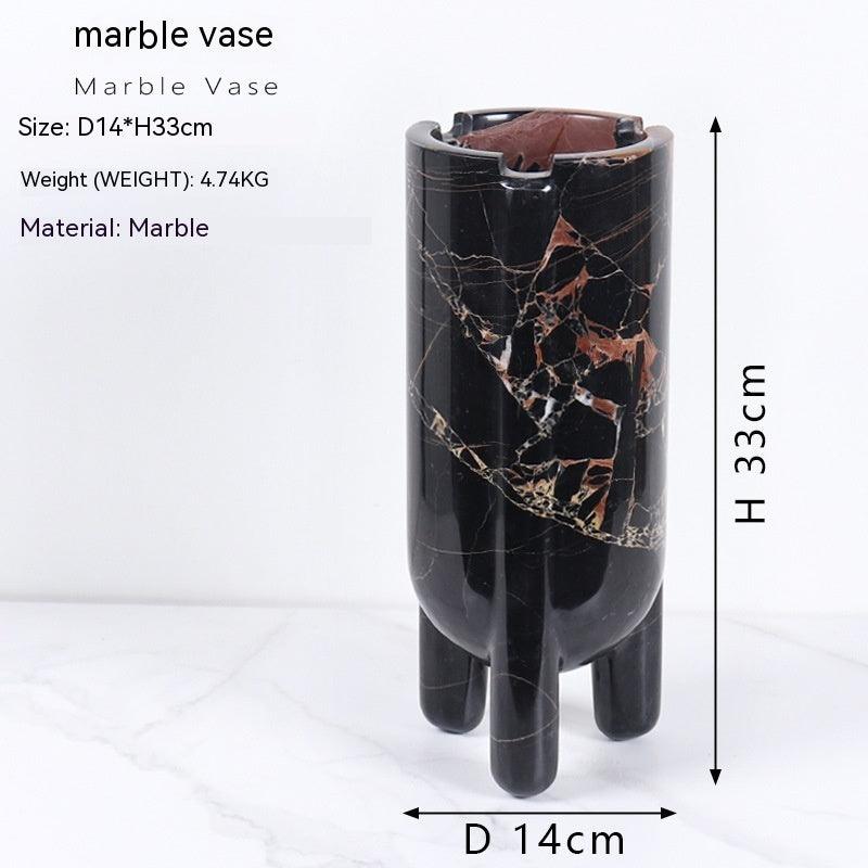 Marble Hydroponic Green Plant Soft Home Decoration Decorative Vase - Pacisia