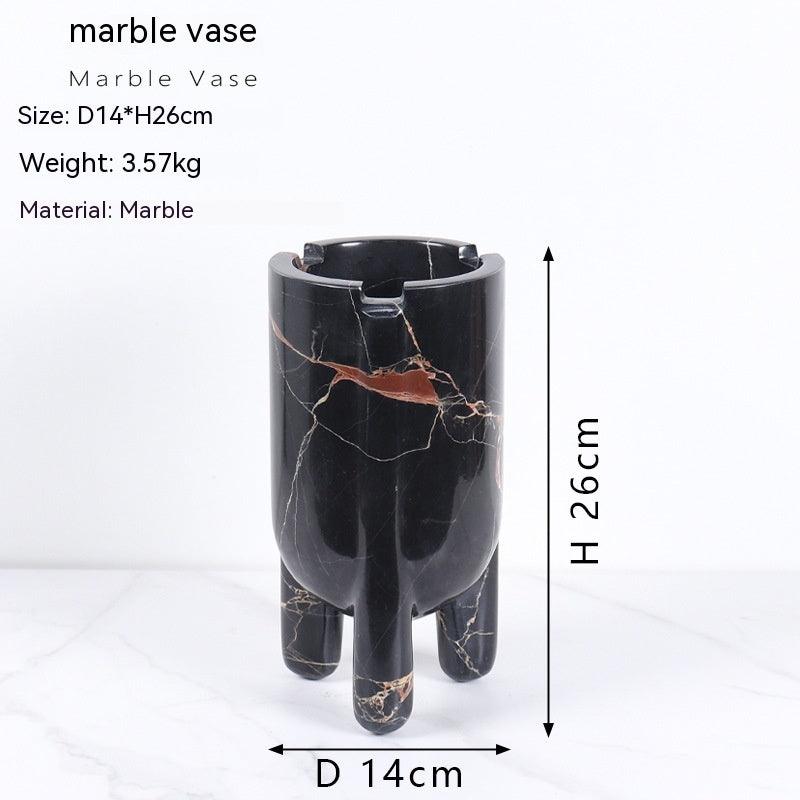 Marble Hydroponic Green Plant Soft Home Decoration Decorative Vase - Pacisia