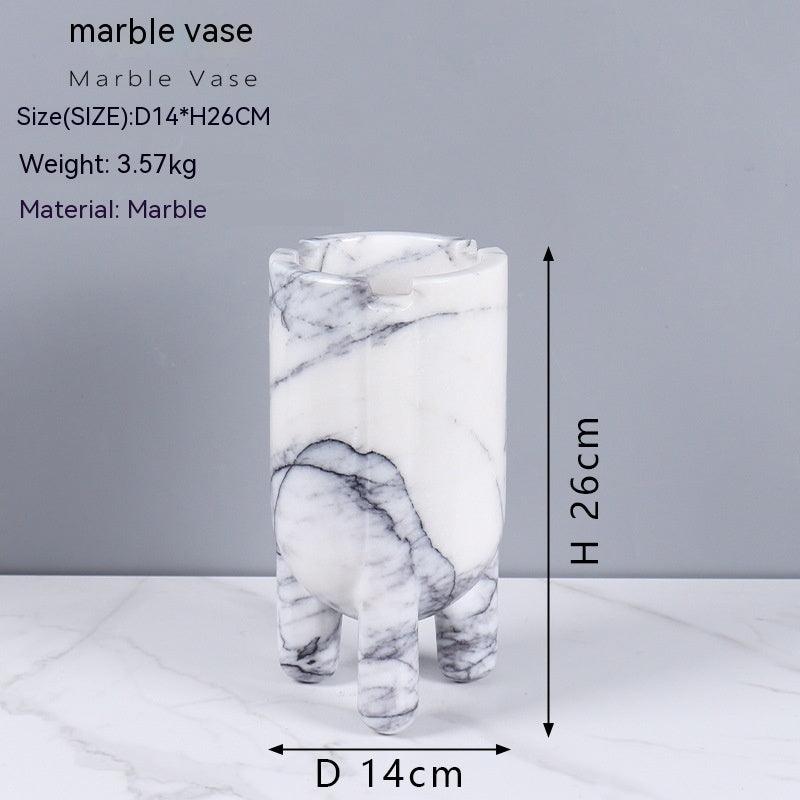 Marble Hydroponic Green Plant Soft Home Decoration Decorative Vase - Pacisia