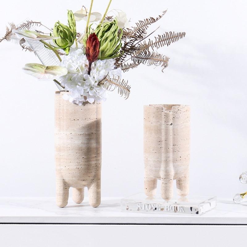 Marble Hydroponic Green Plant Soft Home Decoration Decorative Vase - Pacisia