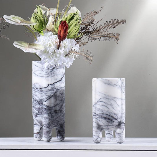 Marble Hydroponic Green Plant Soft Home Decoration Decorative Vase - Pacisia