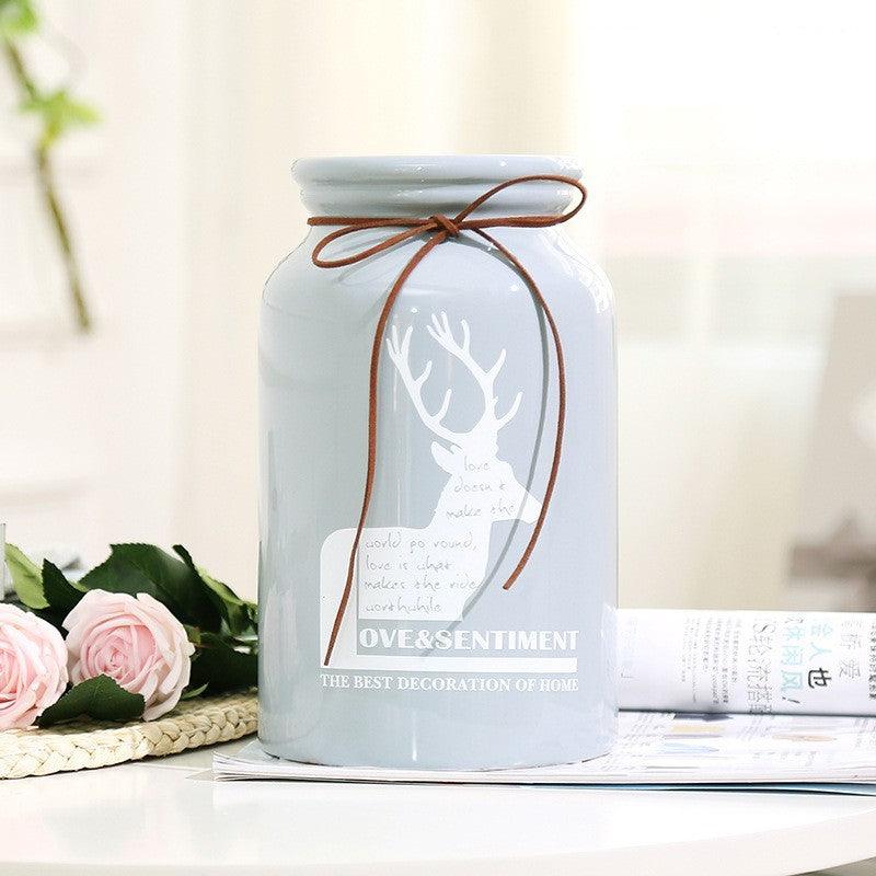 Mediterranean Word Mother's Milk Kettle Ceramic Vase Decorative Ornaments - Pacisia