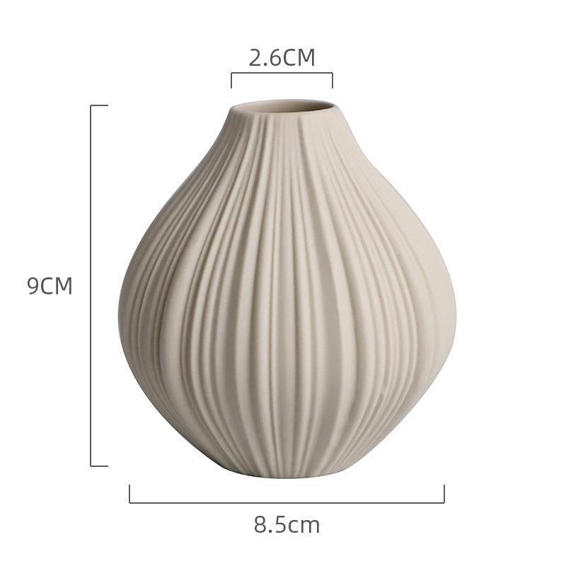 Mini Ceramic Vase Modern Minimalist Dining Table - Pacisia