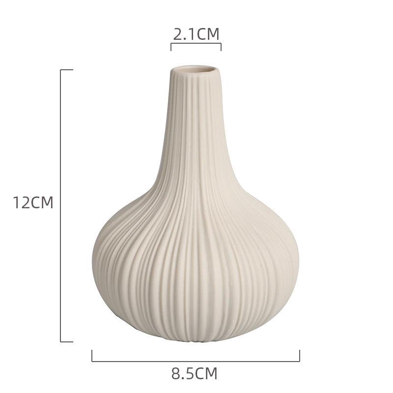 Mini Ceramic Vase Modern Minimalist Dining Table - Pacisia