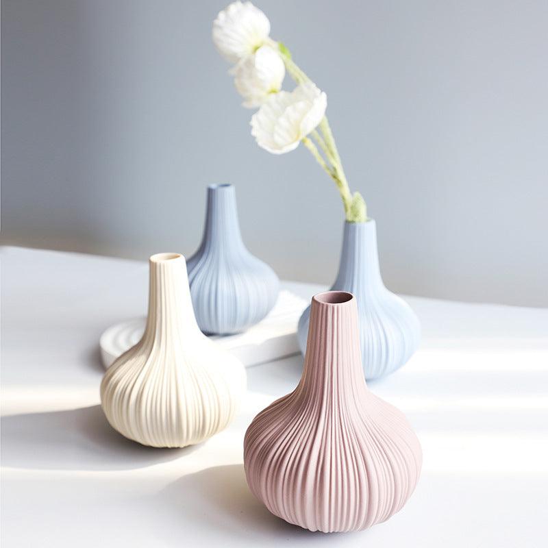 Mini Ceramic Vase Modern Minimalist Dining Table - Pacisia