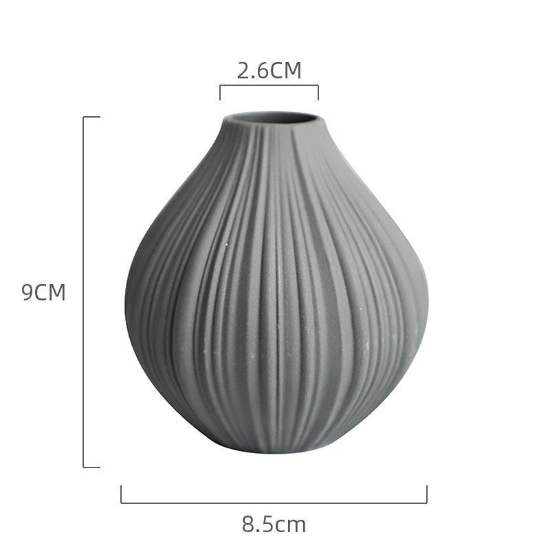 Mini Ceramic Vase Modern Minimalist Dining Table - Pacisia