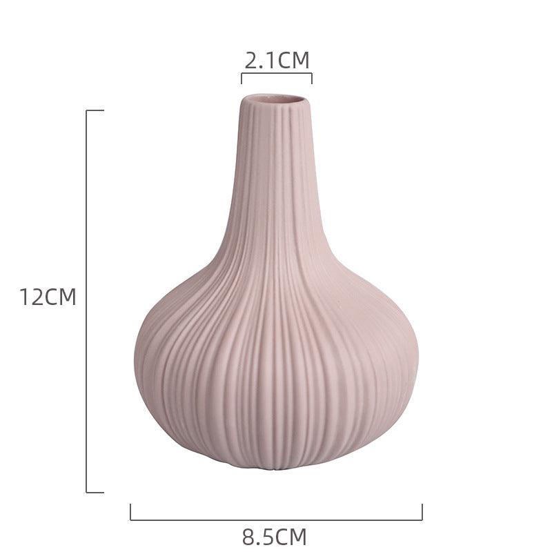 Mini Ceramic Vase Modern Minimalist Dining Table - Pacisia