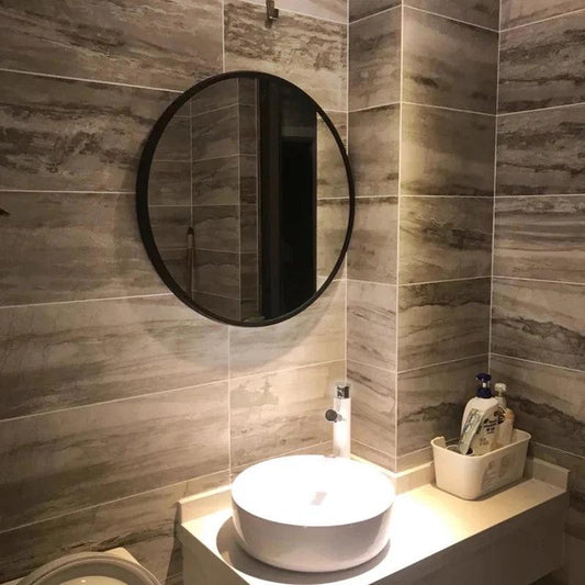 Mini Modern Mirror Design Luxury Wall Glass Aesthetic Vanity Mirror Tiles Pendant Espejo Adhesivo Pared Bathroom Decoraction - Pacisia