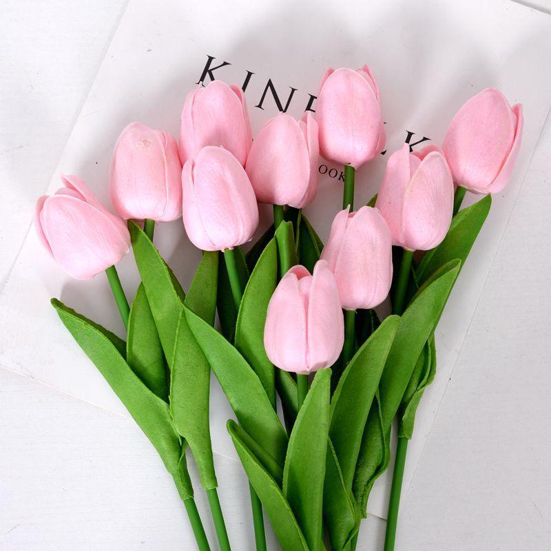 Mini PU Plastic Tulip Artificial Flower Artificial Flower - Pacisia